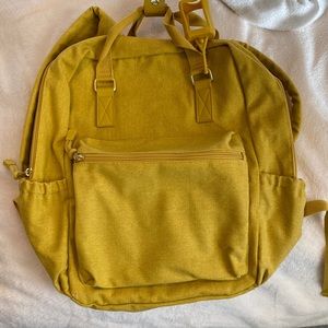 Mustard yellow backpack ‼️‼️NEVER USED‼️‼️